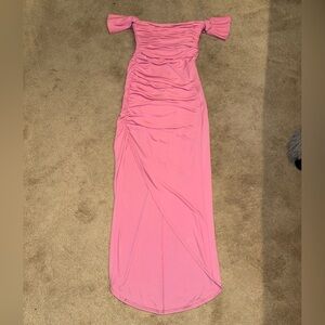 CINQ À SEPT Delaney Off The Shoulder Jersey Dress